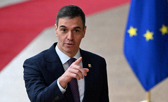 △西班牙首相桑切斯（資料圖）