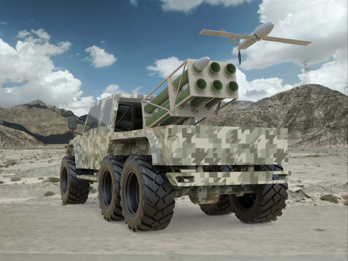 车载筒式发射无人机系统