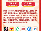 2025-2026NBL联赛全明星周末即将于1月31日-2月1日在遵义举办