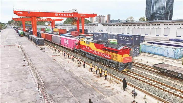 贵阳国际陆港。（受访单位供图）