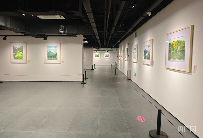 館內(nèi)畫(huà)作（央廣網(wǎng)記者楊清 攝）