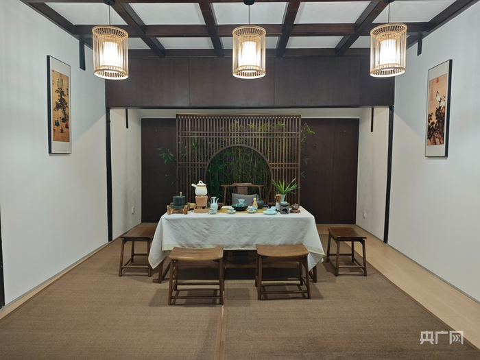 茶室（央廣網(wǎng)記者楊清 攝）
