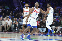 76人VS猛龙首发：马克西&amp;VJ&amp;乔治&amp;恩比德出战 英格拉姆伤愈复出