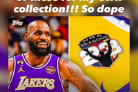 23赛季球衣特制补丁！詹姆斯转发：🙏🙌👑我也要个人收藏！