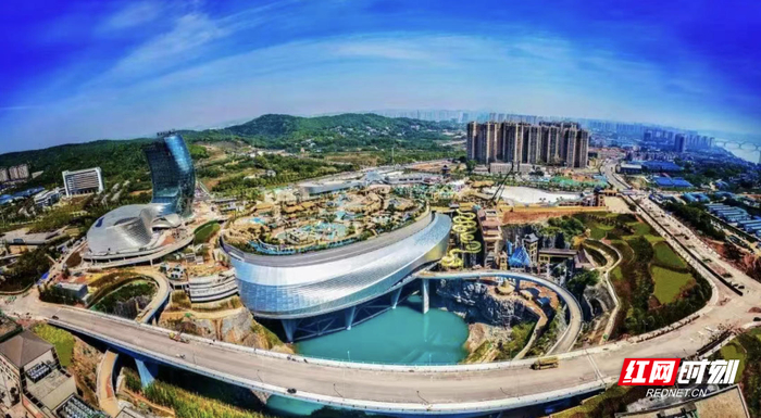 湘江歡樂城巨型深坑修復(fù)后。資料圖