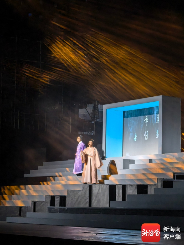 音樂(lè)劇《心安東坡》演出現(xiàn)場(chǎng)。記者 王小暢 攝