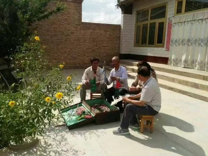 尋找非遺項目。受訪者供圖