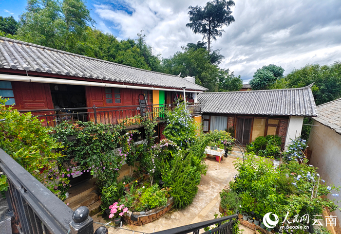 梁美美一家旅居租住的院落。來(lái)源：人民網(wǎng)