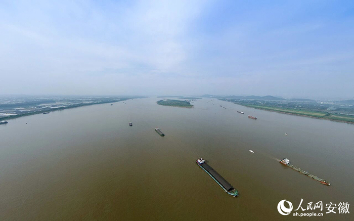 長江馬鞍山段。人民網(wǎng)記者 王銳攝