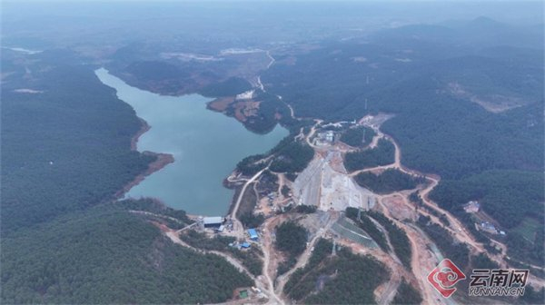黑灘河水庫(kù)建設(shè)現(xiàn)場(chǎng)全貌