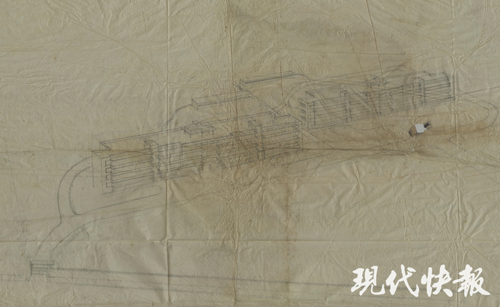 童寯畫的設(shè)計草圖