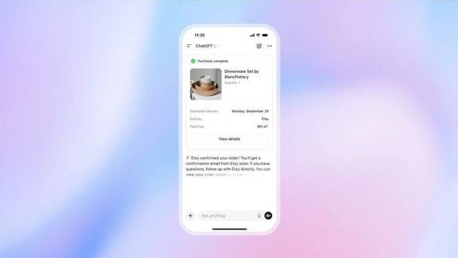 ▲ ChatGPT 与 Etsy 的集成