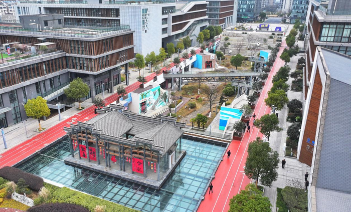 紫云山（包河）文化創(chuàng)意產(chǎn)業(yè)園項目濱湖卓越城。程兆攝