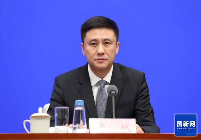 ▲国家外汇局新闻发言人、副局长李斌