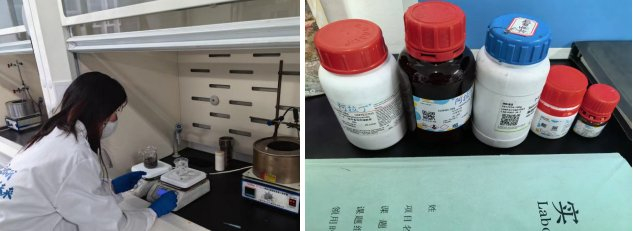 图1:实验室制备PAM-SA-SBMA水凝胶电解质