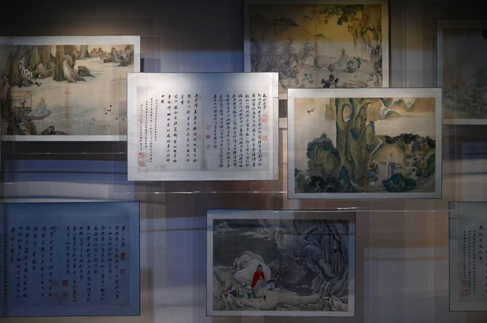 桐城派展览展厅。本报记者 徐旻昊 摄
