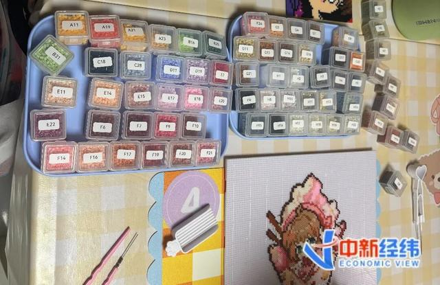 消费者拼豆工具 中新经纬 王玉玲摄