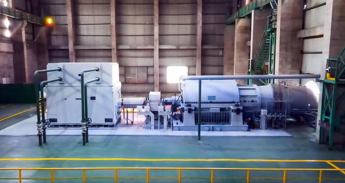 ▲ICTA3示范机组在中天钢铁运行现场