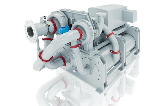 ▲CGA/CGB系列齿轮组装式压缩机三维效果图