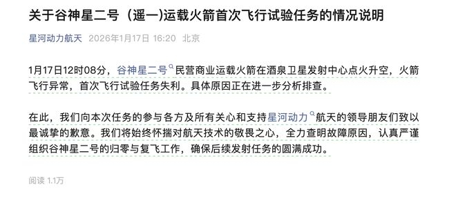  图片来源：星河动力