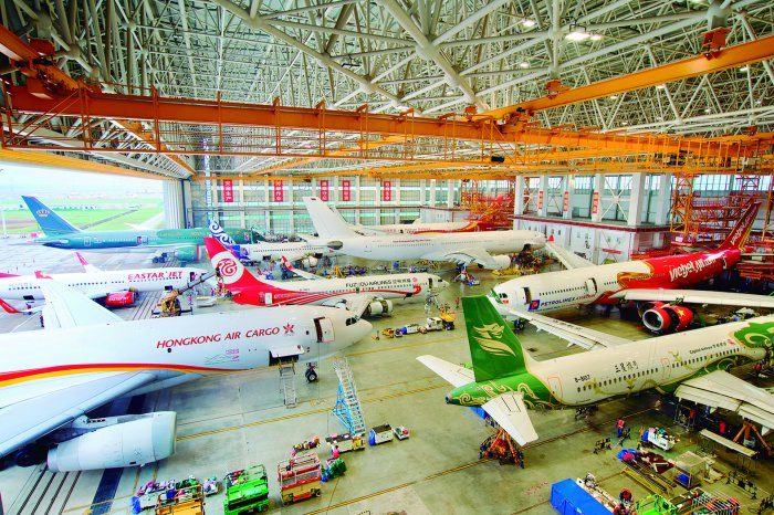 海南自贸港一站式飞机维修产业基地大修定检机库