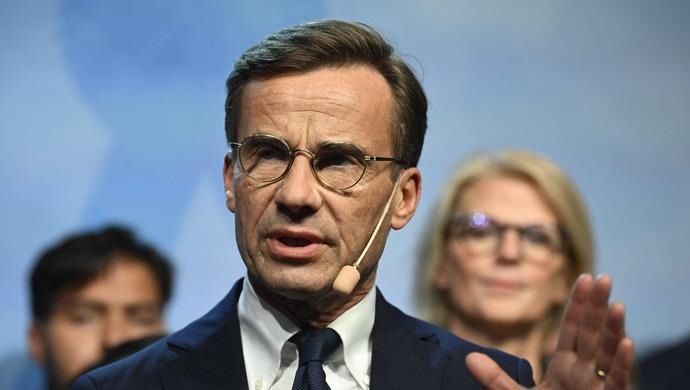 △瑞典首相克里斯特松（资料图）