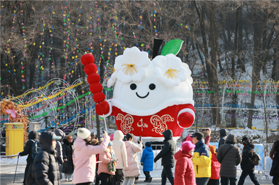 游客打卡冬日千山 供图 辽宁省商务厅