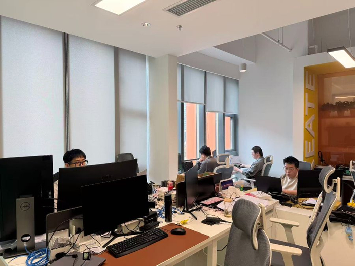 （手亿计算机位于“模力营”的办公场地。受访者供图）