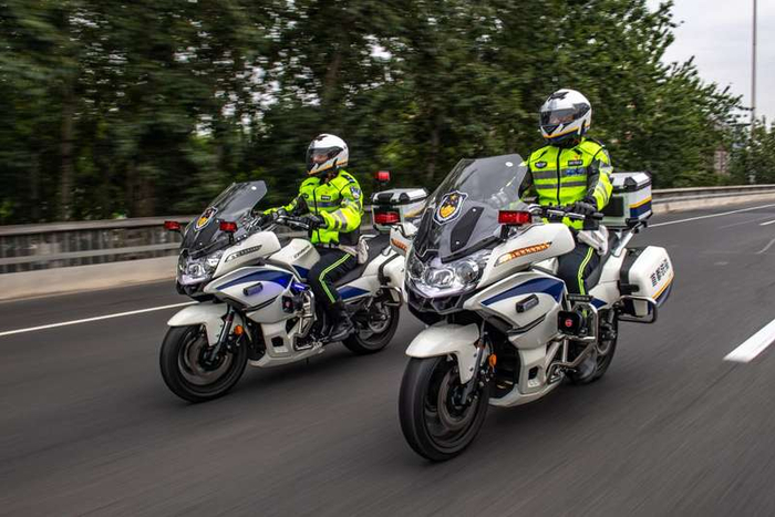 自2019年9月建立至今，首都交警铁骑队伍已经增至900余人。北京交警供图