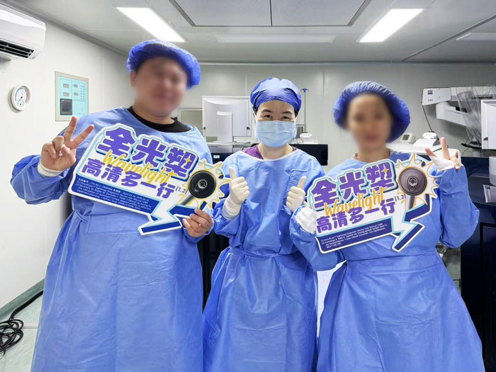 △各地近视患者通过江苏省区共享手术平台完成手术