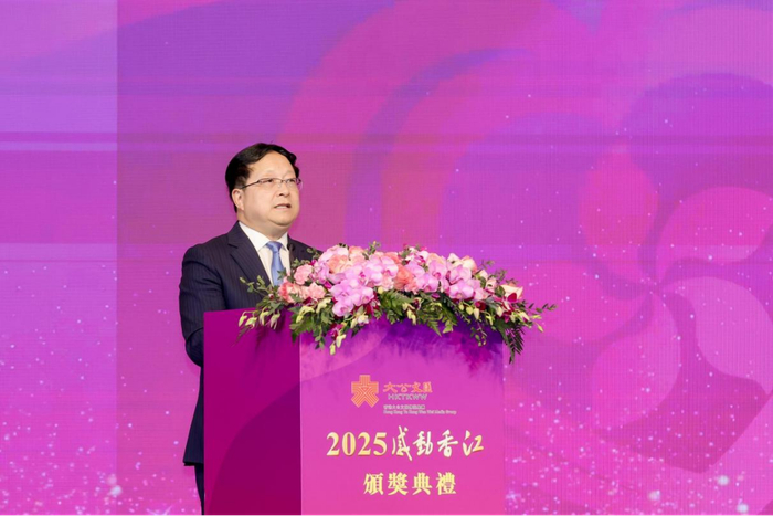 图为李大宏致辞