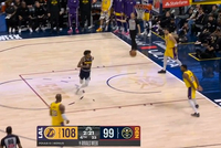 东契奇漫不经心发球被抢断 掘金不到5秒连进2个三分