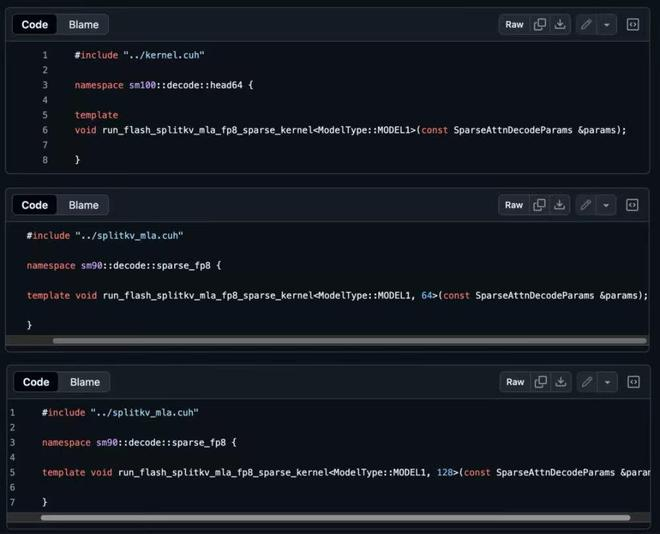 ▲DeepSeek FlashMLA源码截图（图源：GItHub）