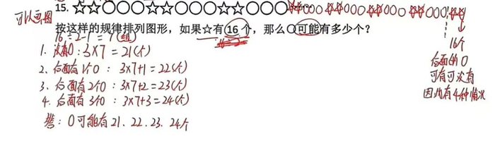 一道数学题。受访者供图