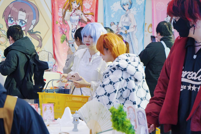 △粉丝cos EVA 角色打卡活动现场