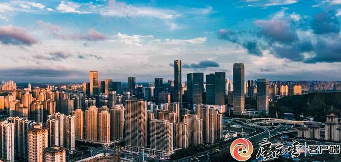 南宁市五象新区高楼林立。自治区住房城乡建设厅供图