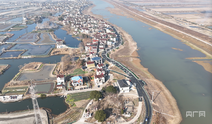 大陇环圩路（央广网发  安徽建工路桥供图）