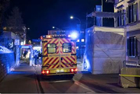 达沃斯论坛中心区域触发火警 消防人员抵达现场