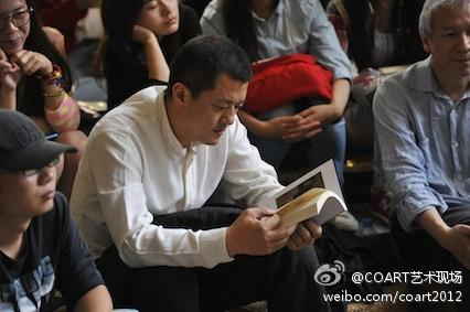 　李亚鹏在COART艺术现场&nbsp;