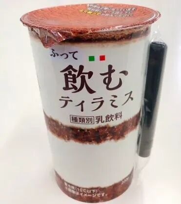 「可饮用提拉米苏蛋糕」