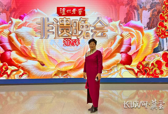 王鹏巍参加央视《2025年非遗晚会》录制。受访者供图