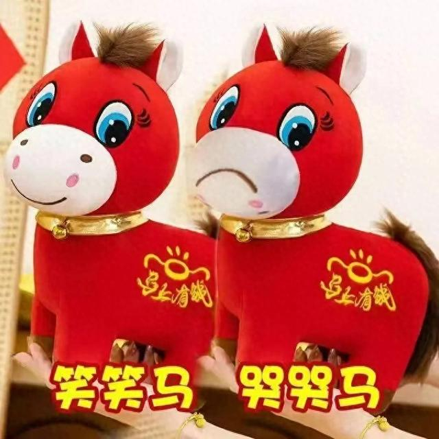笑笑马和哭哭马 受访者供图 