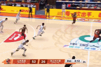 穷追猛打！克里斯连续拿分 山东轰出17-0领先广厦30分