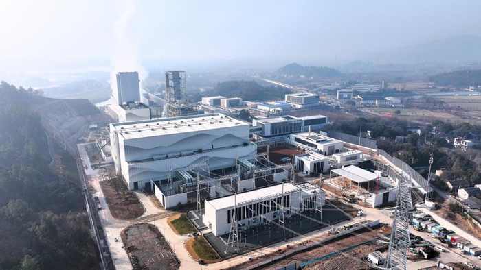 图为国家能源集团浙江安吉电厂全景图。