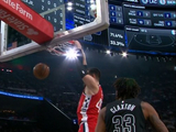 吃爽了！祖巴茨接哈登击地妙传转身双手暴扣打停篮网