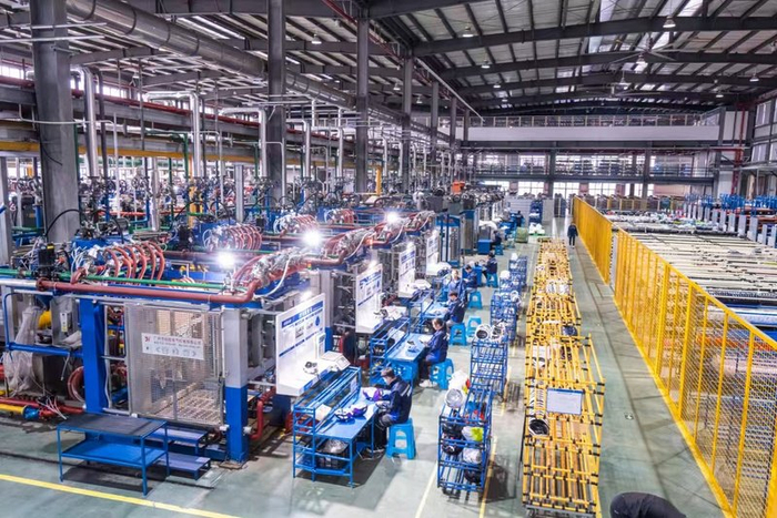 远景体育生产车间（央广网发 远景体育供图）