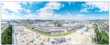 　中老铁路开通与王家营国际陆港（昆明商贸服务型国家物流枢纽核心片区）建设形成协同效应。记者王俊星摄