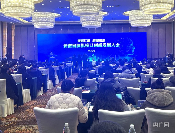 安徽省脑机接口创新发展大会在蚌埠举行（央广网记者  徐秋韵摄）