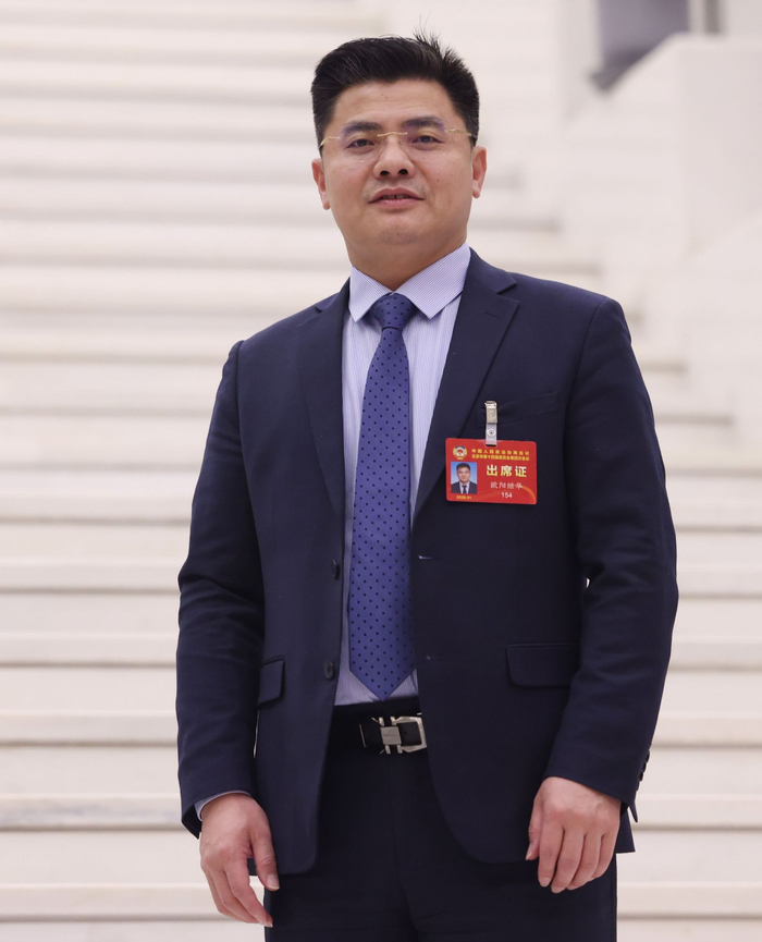 北京市政协委员、北京市中同律师事务所执行主任欧阳继华。新京报记者 李木易 摄