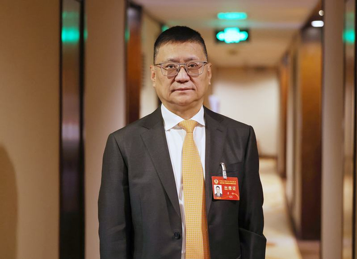 北京市政协委员、北京美臣保理投资管理公司董事长黄轶。新京报记者 王贵彬 摄